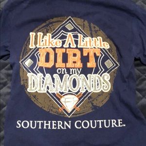Southern Couture Baseball T-shirt